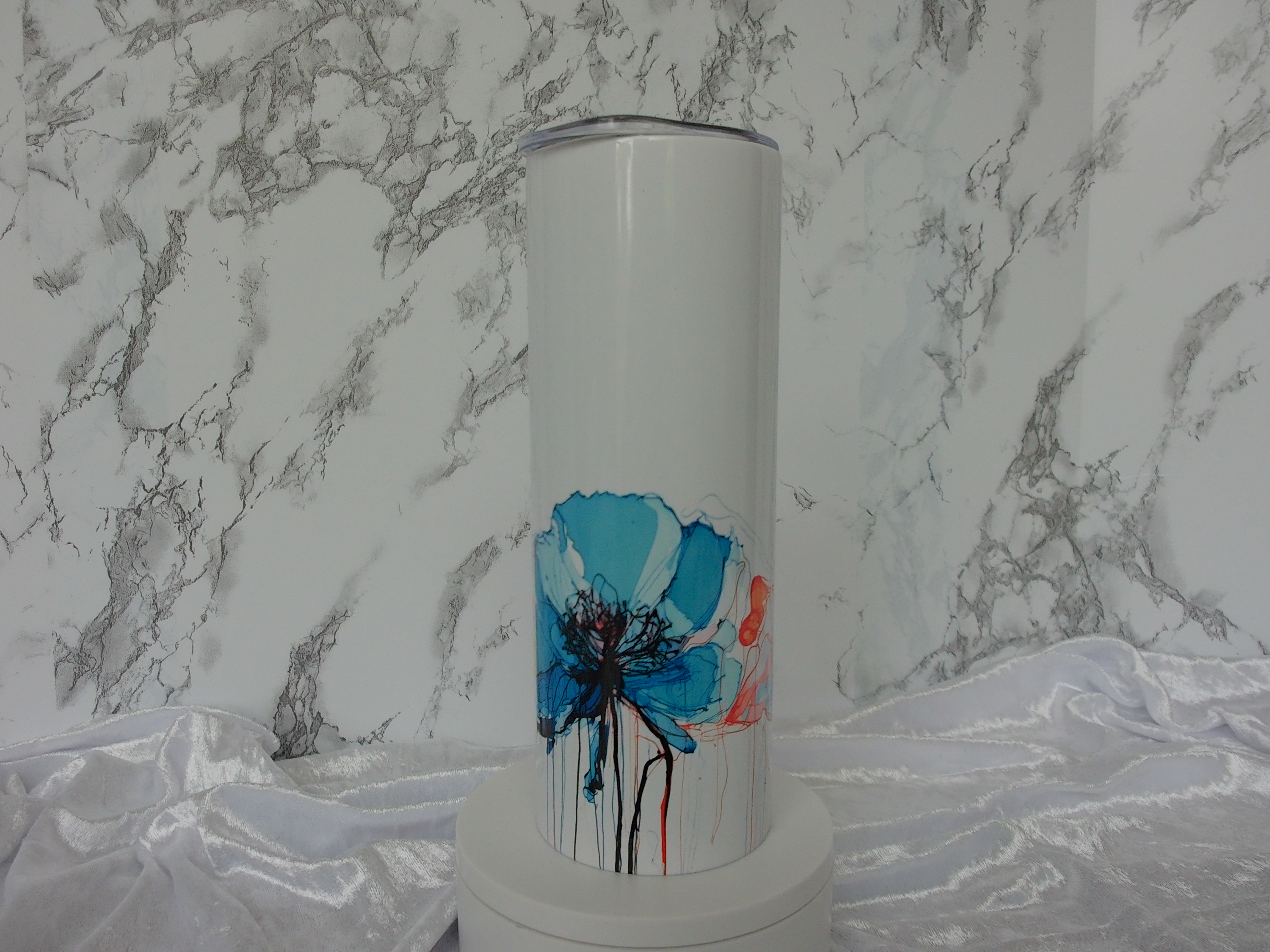 Watercolor Floral Tumbler