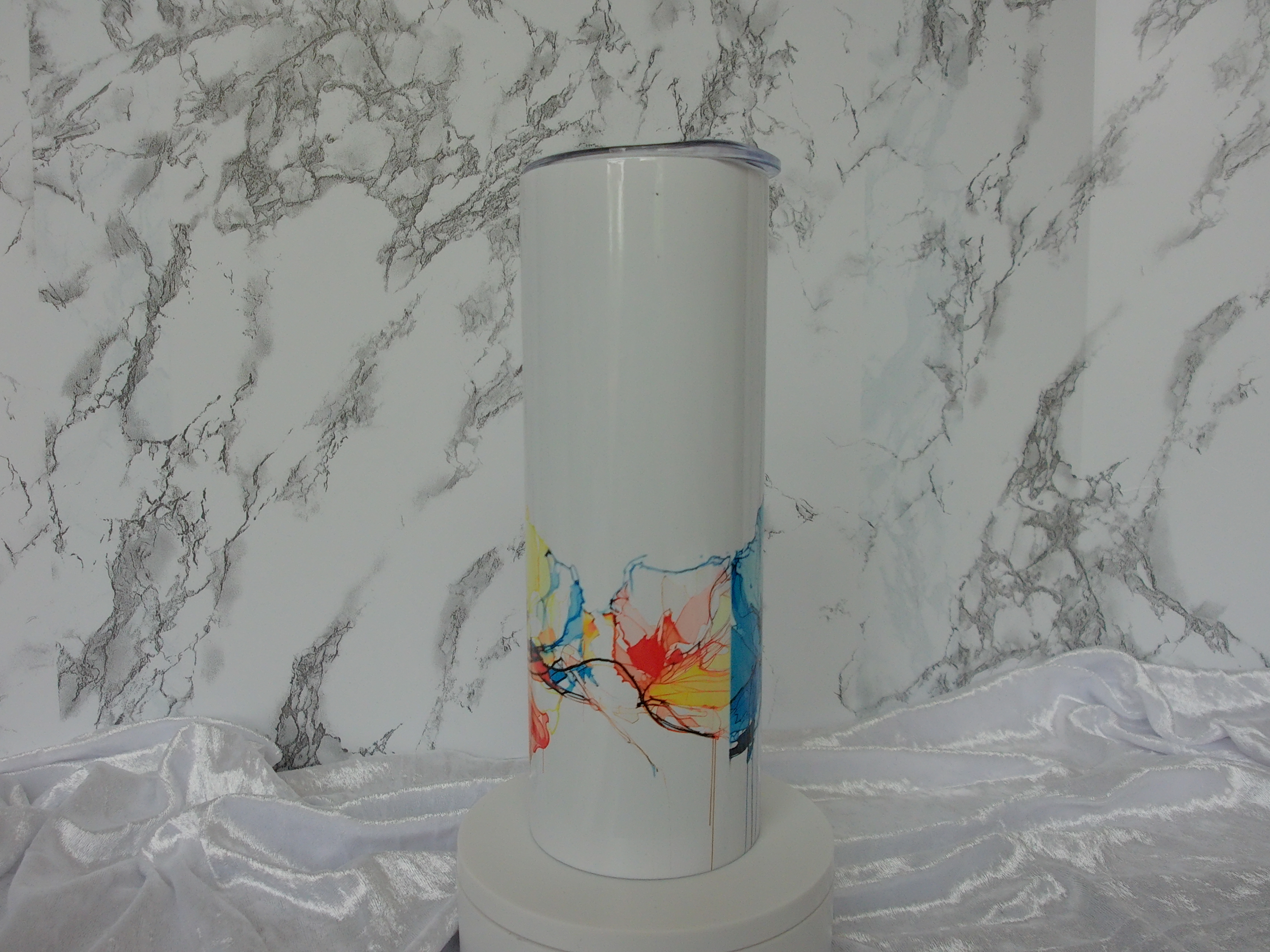 Watercolor Floral Tumbler