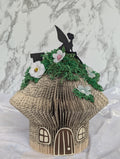 Fairy House Book Folding Art Sculpture