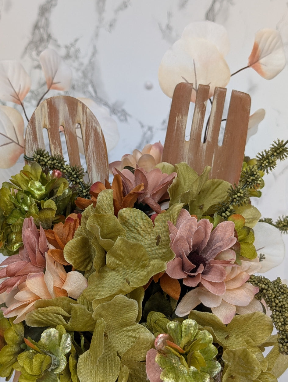Rustic Jute Pitcher Floral Arrangement