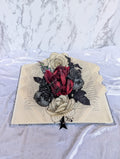 Gothic Folded Book Floral Arrangement