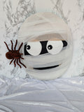 Googly-Eyed Mummy Front Door Wreath