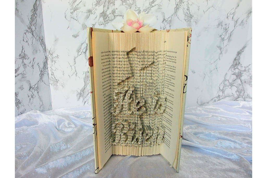 He Is Risen Book Folding Art Sculpture
