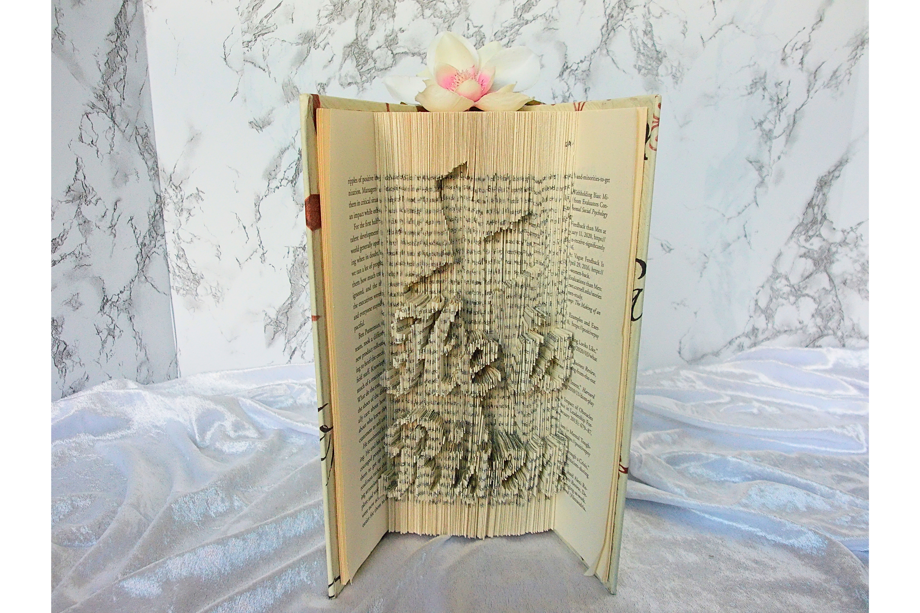 He Is Risen Book Folding Art Sculpture