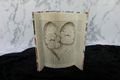 Paw Print Book Folding Art Sculpture