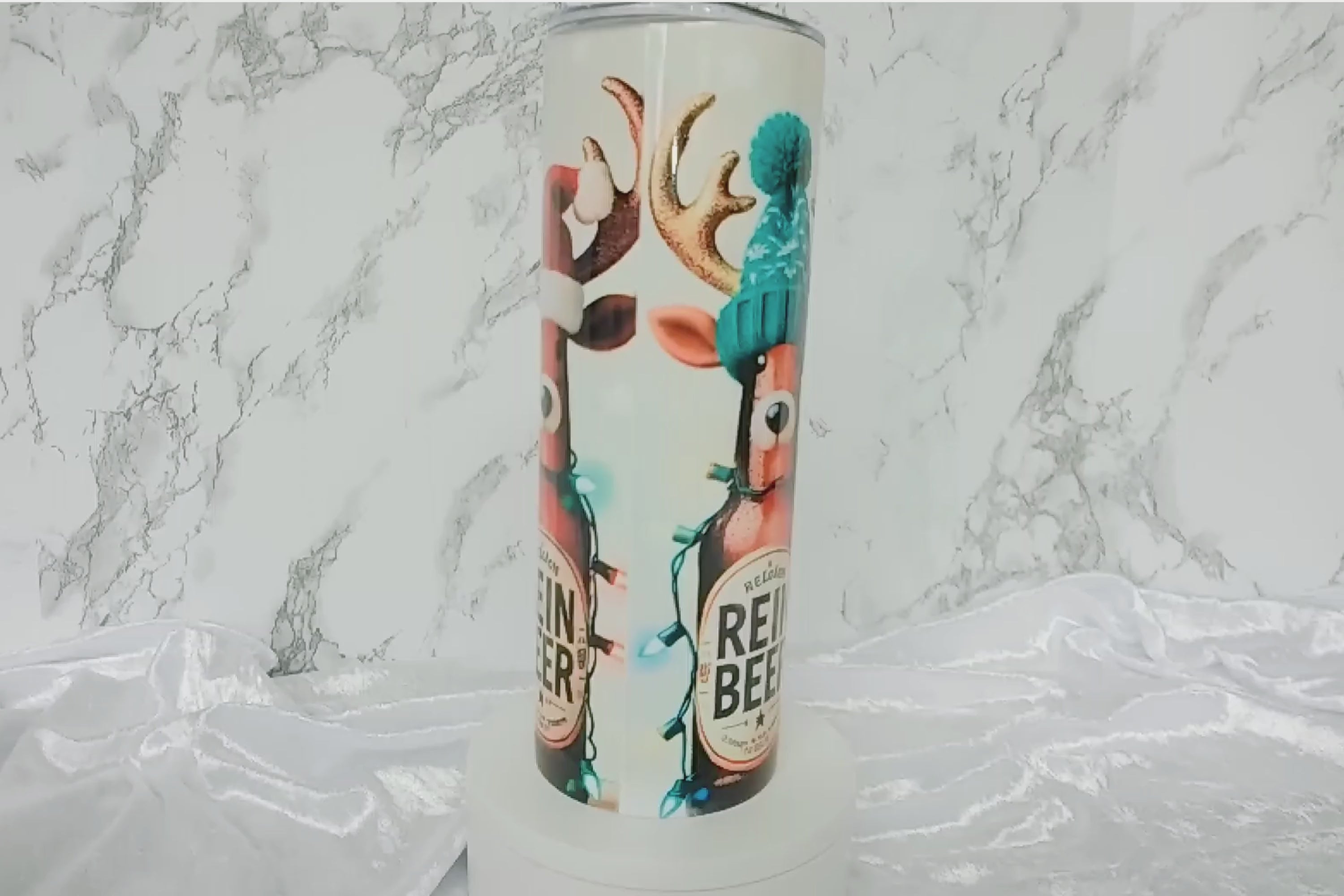 ReinBEER Christmas Tumbler
