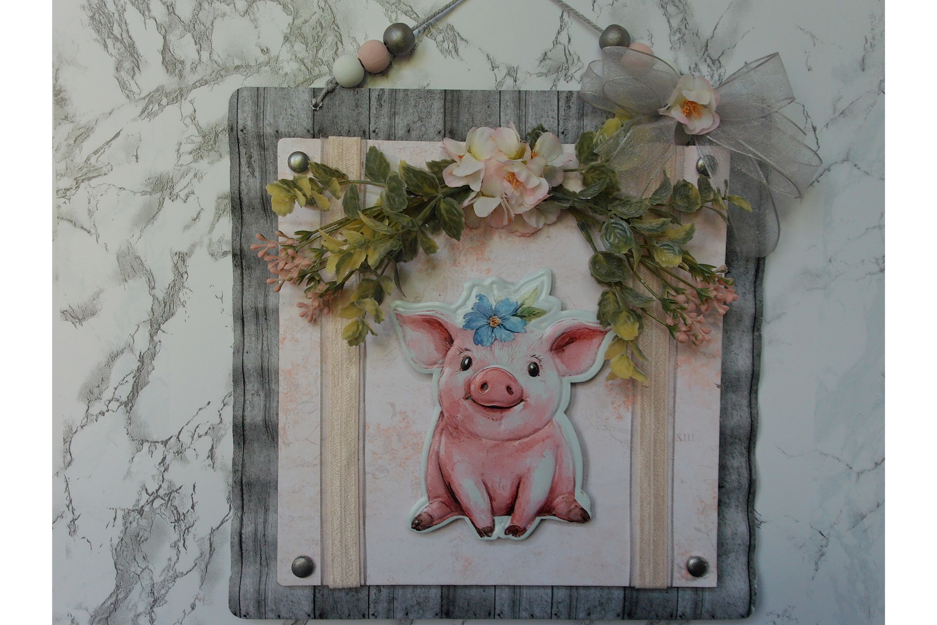 Farmhouse Animal Triptych Wall Hanging Set
